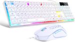 Gaming Keyboard and Mouse Combo, K1 RGB LED Backlit Keyboard with 104 ... - Image 2