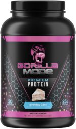 Gorilla Thoughts Premium Whey Protein - Birthday Cake, 25 Grams of Whey Pr... - Image 2