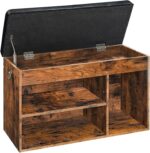 HOOBRO Shoe Storage Bench with Padded Cushion, Entryway Bench with Fli... - Image 2