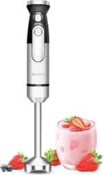 Handblender with Plug,Immersion Blender Handheld, Heavy-Obligation Copper Mo... - Image 2