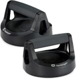 Harbinger Unisex's Professional Push Up Stands, Black, One Dimension - Image 2