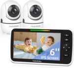 HelloBaby Child Monitor 2 Cameras, 6'' World First IPS Break up-Display screen 30H... - Image 2
