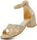 Excessive Heels for Children Sandals for Ladies Gown Sneakers Flower Lady Sneakers Op... - Image 2