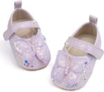 HsdsBebe Child Ladies Mary Jane Flats Non Slip Comfortable Sole Bowknot Princes... - Image 2