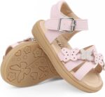 Toddler Women Sandals,Women First Walkers Footwear, Non-Slip Breathable So... - Image 2