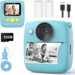 On the spot Print Digital camera for Youngsters, 1080P HD Youngsters Digital Cameras On the spot P... - Image 2