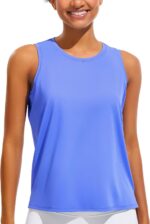 JOYSPELS Ice Silk Exercise Tank Tops for Girls Cool-Dry Sleeveless Loos... - Image 2