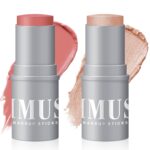 KIMUSE Highlighter Make-up Stick Duo, Cream Blush & Highlighter Trimmin... - Image 2