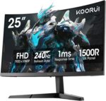 KOORUI 25 Inch Curved Gaming Monitor 240Hz FHD 1080P Pc Monitor,... - Image 2