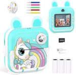 Children Digicam Prompt Print Ladies Boys, 2,4" HD 1080P, 32GB Card, with P... - Image 2