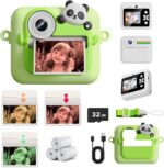 Youngsters Digicam Immediate Print with Shade Printing Paper and Protecting Cas... - Image 2