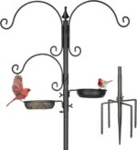 Kingsyard Fowl Feeding Station Equipment - 85 Inch Fowl Feeder Pole with 5-P... - Image 2