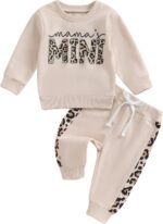 Kupretty Child Woman Fall Winter Garments Toddler Outfit Letters Graphic ... - Image 2