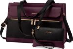 LOVEVOOK Laptop computer Bag for Ladies 15.6 Inch Tote Work Skilled Leather-based... - Image 2