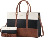 LOVEVOOK Laptop computer Bag for Girls, 15.6 Inch Work Luggage for Girls, Classic ... - Image 2