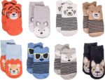 Little Me 8-Pack Child Socks, Animal Constitution Themed, 0-12 Months - Image 2