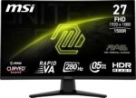 MSI MAG 274CXF 27-inch 1920 x 1080 (FHD) Curved Monitor, 280Hz, HDMI, ... - Image 2