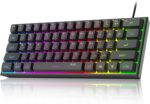 MageGee Mini 60% Gaming Keyboard, RGB Backlit 61 Key Extremely-Compact Key... - Image 2