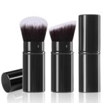 Make-up Brush 2 Pack, Retractable Journey Kabuki Powder Make-up Brush, Fo... - Image 2