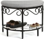 Mango Steam Half Moon Shoe Bench - Vainness Seat/Dressing Stool/Make-up C... - Image 2