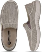 Mens Slip On Sneakers, Mens Boat Sneakers with Arch Help, Orthopedic Canv... - Image 2