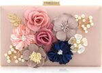 Milisente Night Bag for Girls, Flower Wedding ceremony Night Clutch Purse B... - Image 2