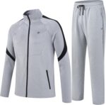 MoFiz Males's Tracksuits Sweatsuits for Males Athletic Set 2 Piece Observe S... - Image 2