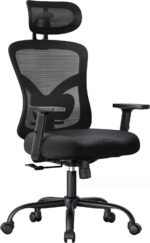 NOBLEWELL Ergonomic Workplace Chair with Padded Lumbar Assist, 2D Headre... - Image 2