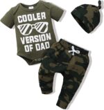 NZRVAWS New child Child Boy Garments Outfits Letter Prined Romper Pants Se... - Image 2