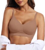 OEAK Womens Wi-fi Bras Comfy Push Up Bra No Underwire Bra Ful... - Image 2