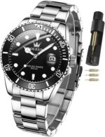 OLEVS Watches for Males Basic with Date Enterprise Gown Luxurious Large Face... - Image 2