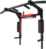 OneTwoFit Multifunctional Wall Mounted Pull Up Bar Chin Up bar Dip Sta... - Image 2