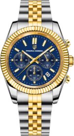 Pagani Design Males's Chronograph Quartz Watch, Stainless Metal Strap, W... - Image 2