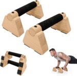 Parallettes Bars - Wood Calisthenics Gear for Handstand Trainin... - Image 2