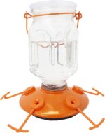 Perky-Pet 9113-2 High-Fill Glass Oriole Feeder – 22 Oz, Orange - Image 2