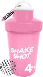 Pink - 4oz Mini Shaker Bottle for Pre Exercise, Creatine, Small Scoop S... - Image 2