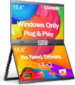 Moveable Monitor 15.6" Foldable Twin Display screen | Plug & Play for PC/Andro... - Image 2