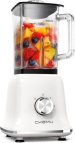 Skilled Blender For Smoothies, 58 Oz Glass Jar, Glass Blender Inc... - Image 2