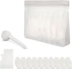 Protein Powder Journey Container Set - 60 Disposable Luggage with Storage ... - Image 2