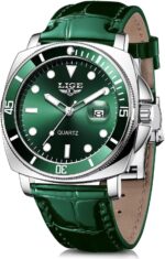 Quartz Watches for Males,Stainless Metal Waterproof Analog Watch,Luxurious ... - Image 2