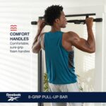 Reebok 8-Grip Pull-Up Bar, Multi-Operate Higher Physique Exercise Rod, Door... - Image 2
