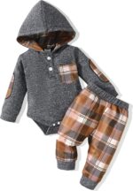 Renotemy New child Child Boy Garments Toddler Boy Outfits Child Hoodie Rompe... - Image 2