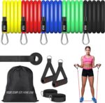 Resistance Bands Set, Exercise Bands with Handles, Door Anchor, Ankle S... - Image 2