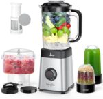 Sangcon Blenders and Meals Processor Combo for Kitchen, 5 in 1 Blender ... - Image 2