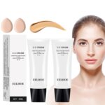 Pores and skin Tone Adjusting CC Cream Spf 50, Color Correcting Self Adjusting ... - Image 2
