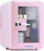 Skincare Fridge with Viewing Window, 4L/6Can Make-up Mini Fridge for Be... - Image 2