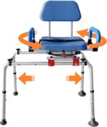 Sliding Bathe Chair with Swivel Seat, Swivel Tub Switch Bench, Present... - Image 2