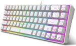 Snpurdiri 60% % Gaming Keyboard, Compact RGB Backlit Ergonomic S... - Image 2