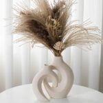 Snuggle Hole Ceramic Vase Set of two for Espresso Desk Decor, Donut Dec... - Image 2