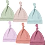 Supersoft Child Hats 0-6 Months, Bamboo Viscose Toddler New child Beanies ... - Image 2